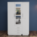 Vista 3 Door Mirrored Wardrobe