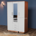 Vista 3 Door Mirrored Wardrobe