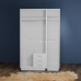 Vista 3 Door Mirrored Wardrobe