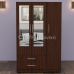 Luxis 3 Door Double Mirrored Wardrobe