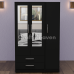 Luxis 3 Door Double Mirrored Wardrobe
