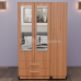 Luxis 3 Door Double Mirrored Wardrobe