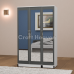 Aura 3-Door Full Mirrored Wardrobe