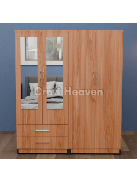 Fusion 4-Door Mirror Wardrobe