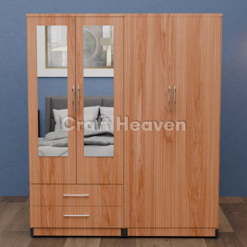 Fusion 4-Door Mirror Wardrobe