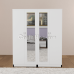 Aura 4-Door Dual Mirrored Wardrobe