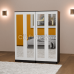 Aura 4-Door Full Mirrored Wardrobe