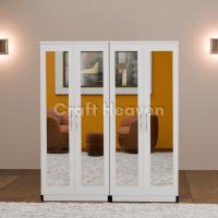 Aura 4-Door Full Mirrored Wardrobe