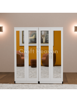Aura 4-Door Full Mirrored Wardrobe