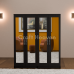 Aura 4-Door Full Mirrored Wardrobe