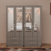 Luxis 4 Door Double Mirrored Wardrobe