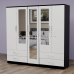 Luxis 5 Door Triple Mirror Wardrobe