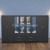 Fusion 8-Door Mirror Wardrobe
