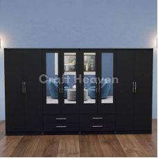Fusion 8-Door Mirror Wardrobe