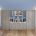 Fusion 8-Door Mirror Wardrobe
