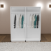 Aura 4-Door Full Mirrored Wardrobe