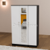 Aura 3-Door Wardrobe with 1 Mirror
