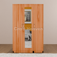 Aura 3-Door Wardrobe with 1 Mirror