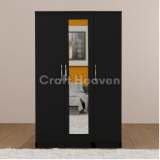 Aura 3-Door Wardrobe with 1 Mirror