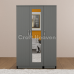 Aura 3-Door Wardrobe with 1 Mirror