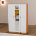 Aura 3-Door Wardrobe with 1 Mirror