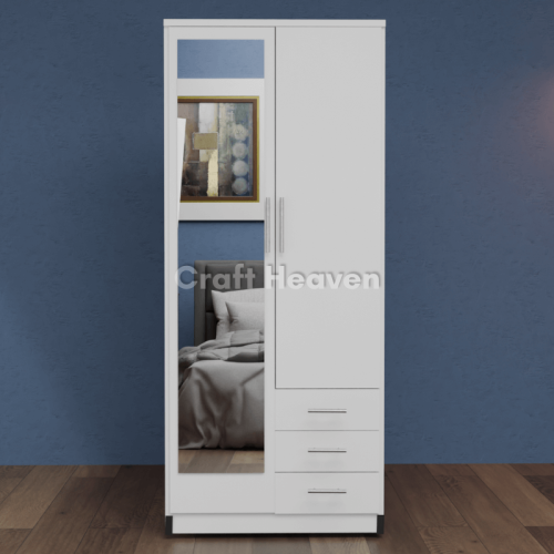 Vista 2 Door Mirrored Wardrobe