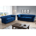 PLUSH VELVET CHESTERFIELD 3+2 SEATER  SOFA