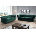 PLUSH VELVET CHESTERFIELD 3+2 SEATER  SOFA