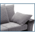 DINO JUMBO CORD DUAL FABRIC 3+2 SEATER SOFA 
