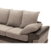 DINO JUMBO CORD DUAL FABRIC 3+2 SEATER SOFA 