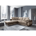 DINO JUMBO CORD DUAL FABRIC CORNER SOFA 