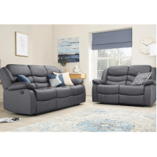 LEATHER RECLINER SOFA