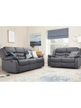 LEATHER RECLINER SOFA