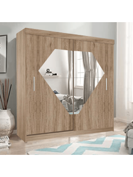 Diamond Sliding Door Wardrobe