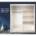 Manhattan High Gloss Wardrobe